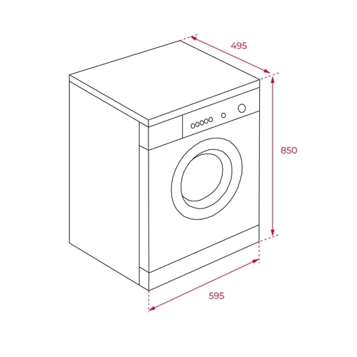 LAVADORA TEKA TK51470EU C.FR BLANC 7KG E 113910012